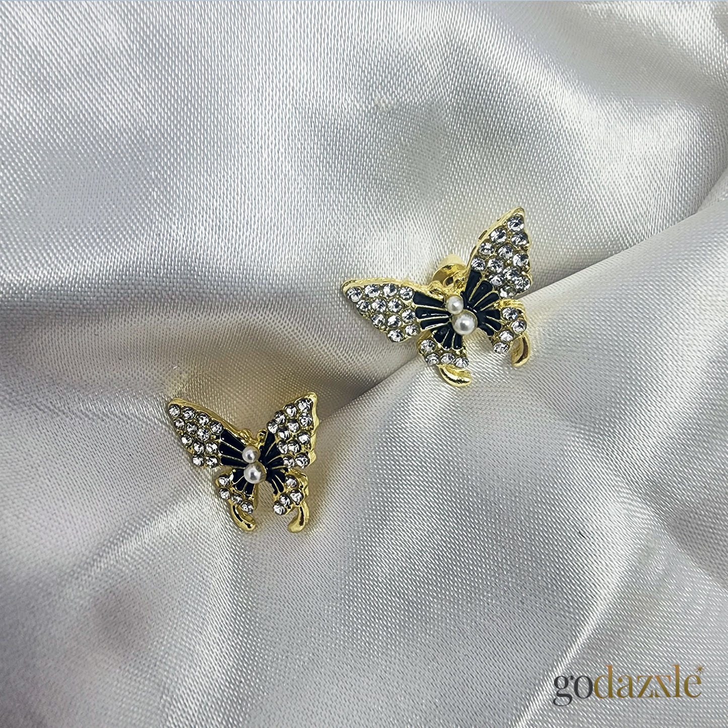 Hannah Butterfly Studs - GoDazzle