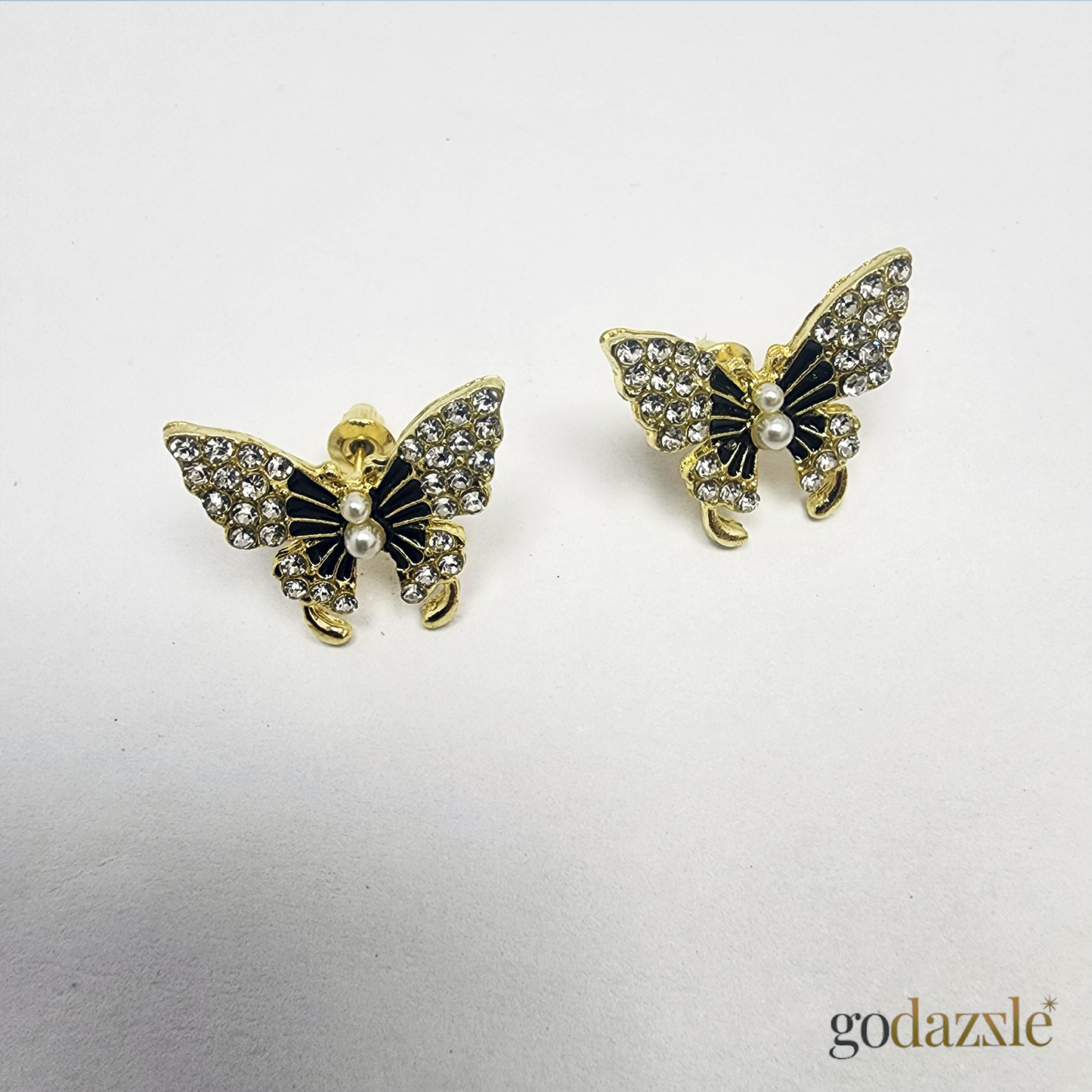 Hannah Butterfly Studs - GoDazzle
