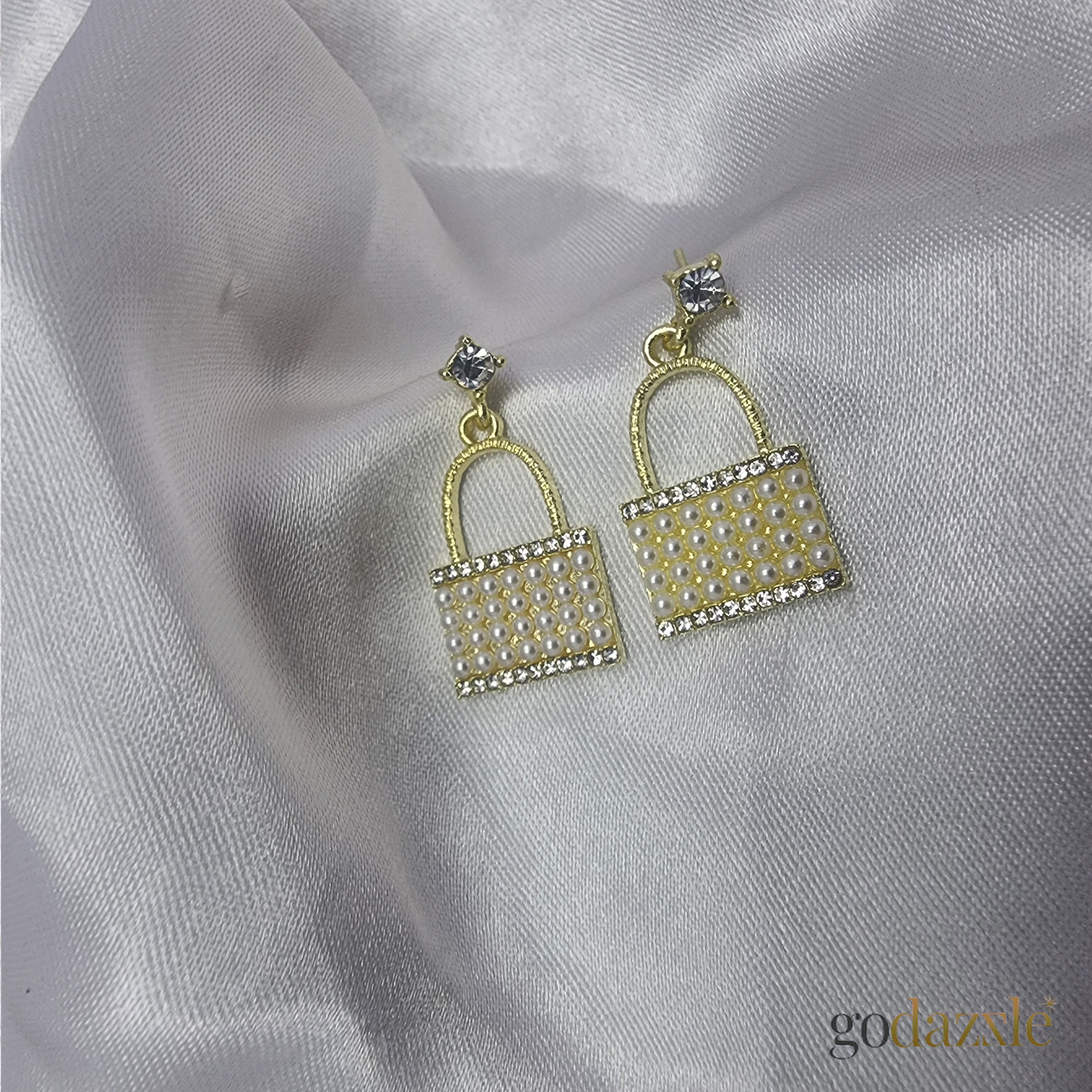 Lock Hanger Earring - GoDazzle