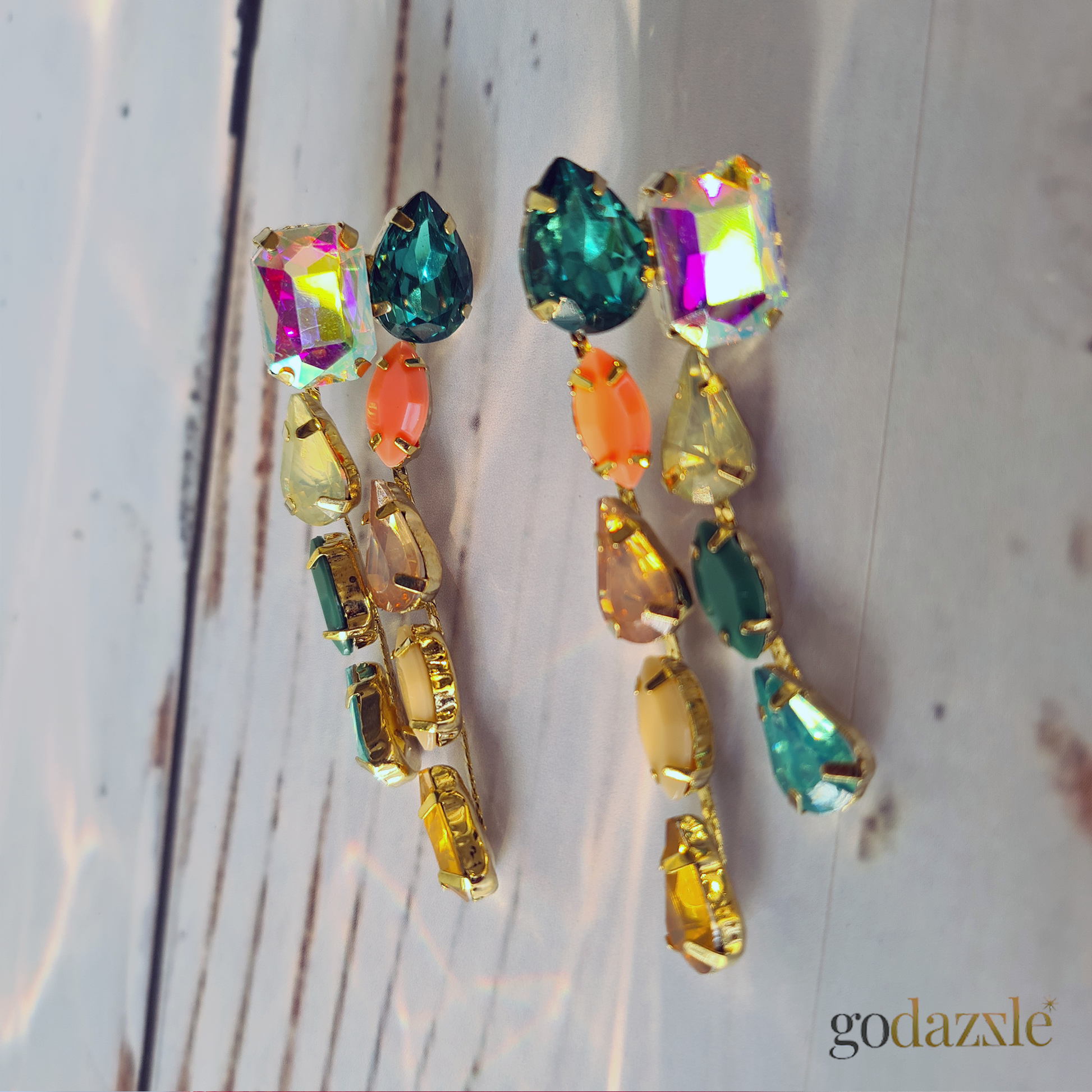 Stella Multi Color Dangler - GoDazzle