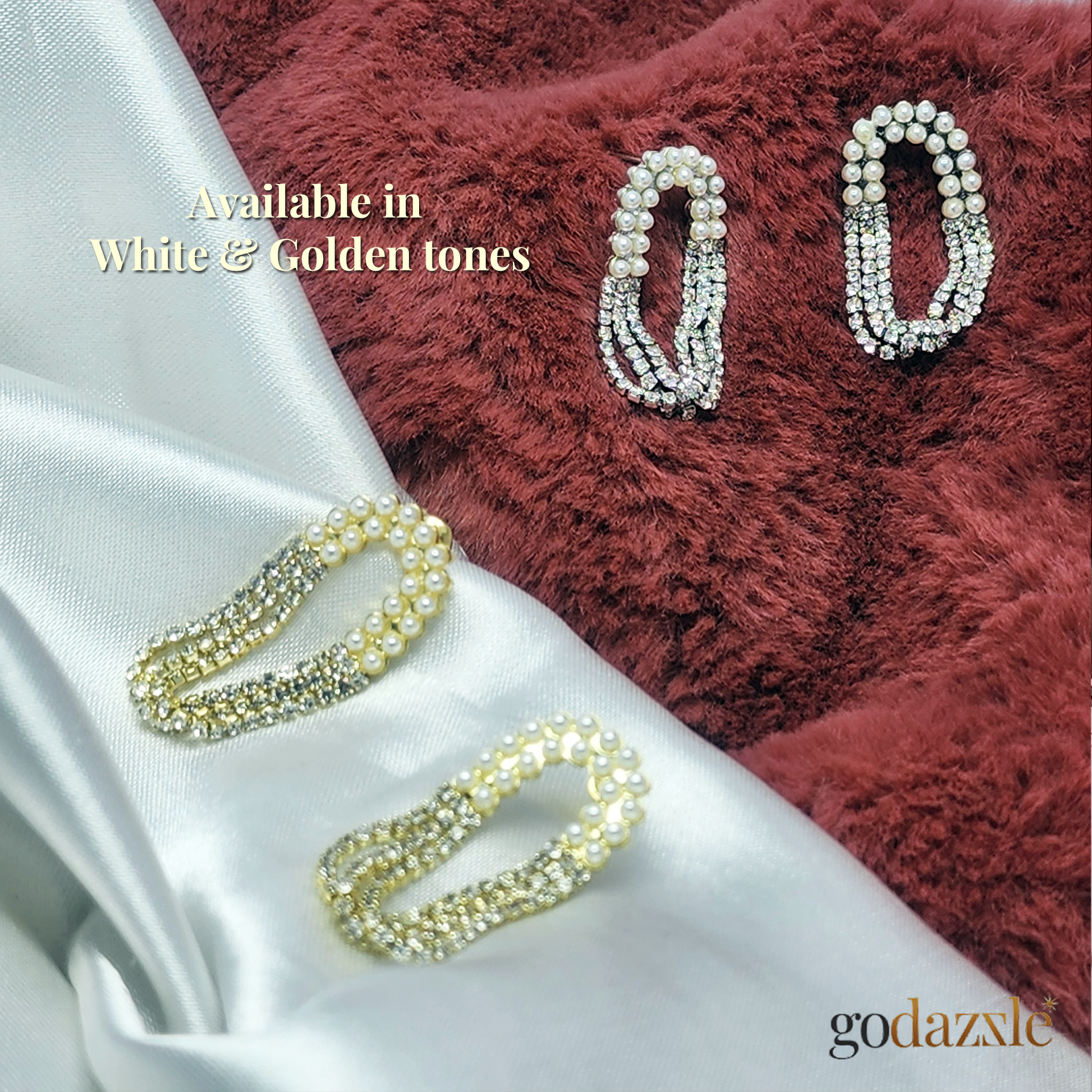 Pearl White AD Dangler - GoDazzle