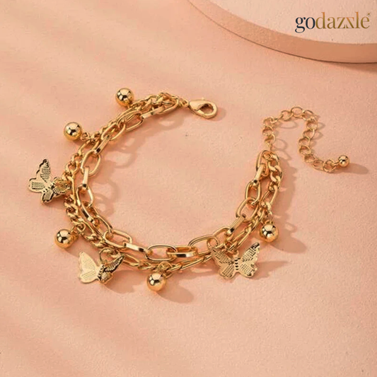 Butterfly Gold Braclet