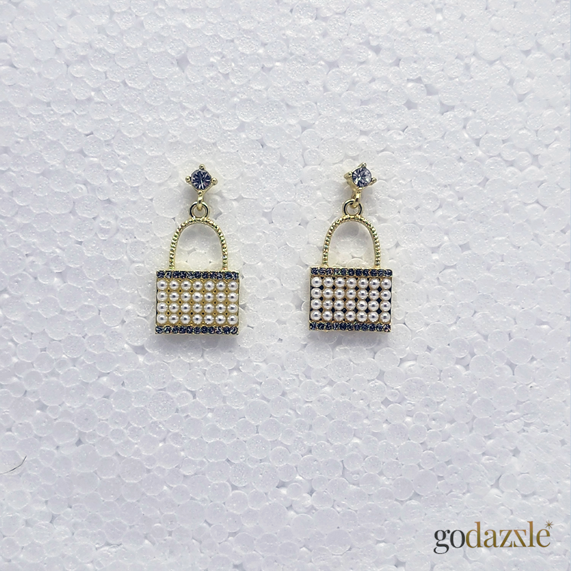 Lock Hanger Earring - GoDazzle