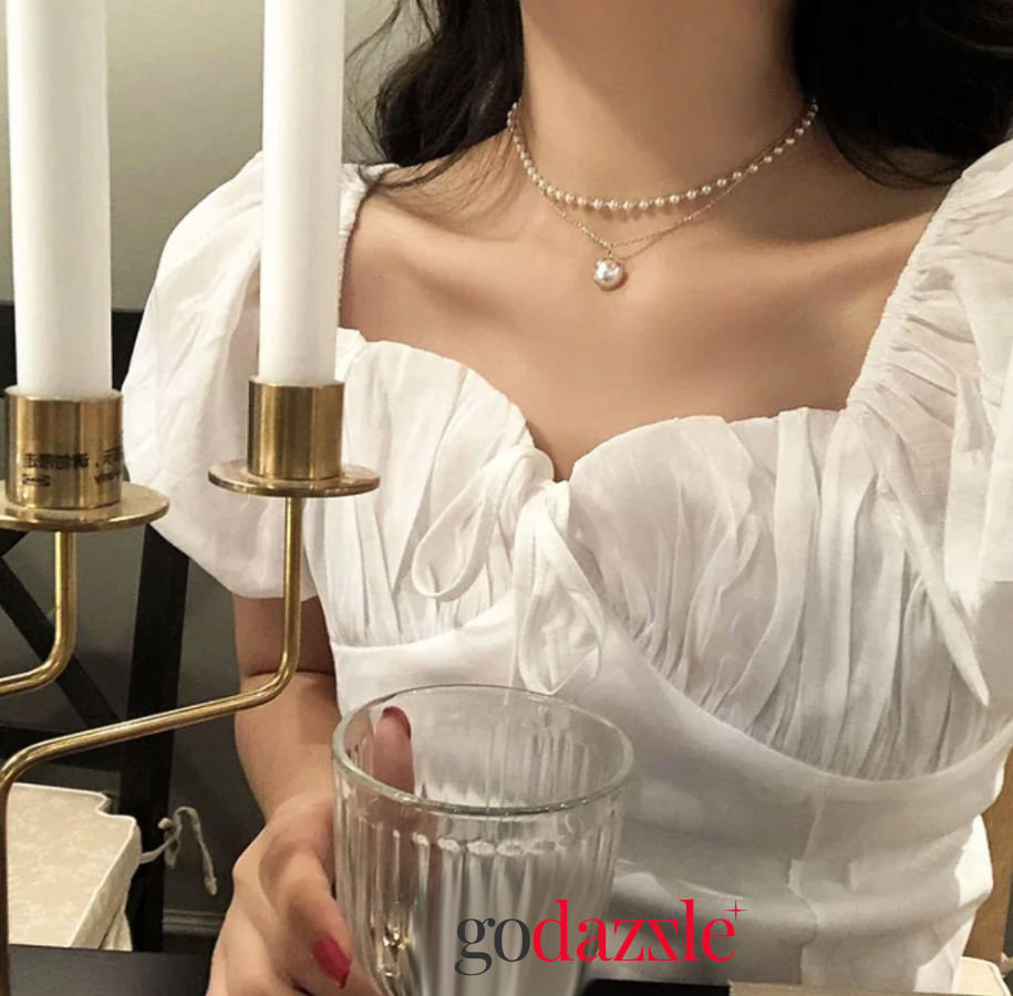 Eva Pearl Layered Chain