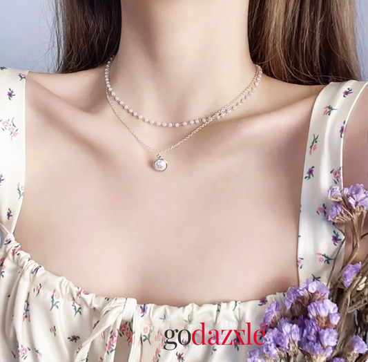 Eva Pearl Layered Chain