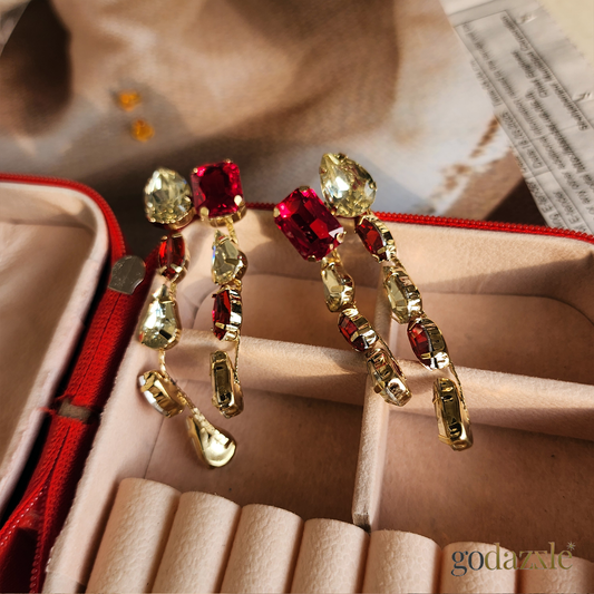 Stella Red Dangler